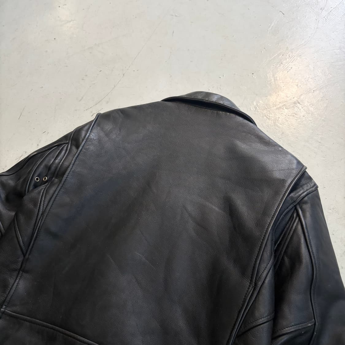 할리데이비슨 빈티지 소가죽 라이더 자켓 M 상품이미지10