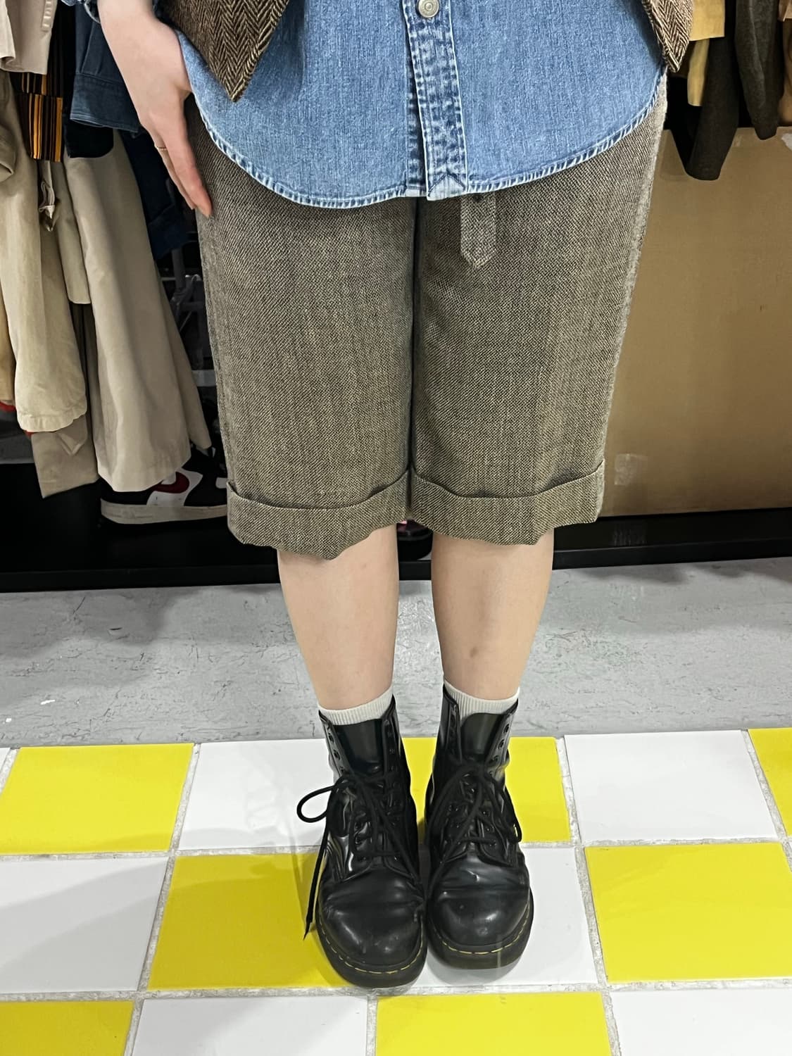Polo 폴로 랄프로렌 실크 린넨 울 혼방 팬츠 웨스턴 상품이미지2
