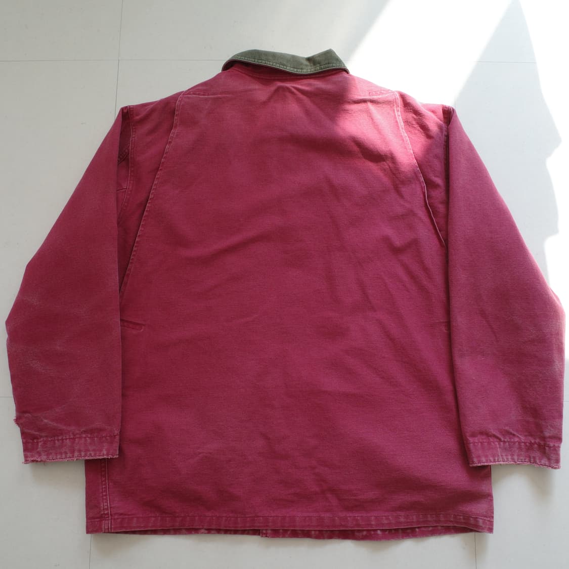 80s 엘엘빈L.L.Bean 빈티지 핑크 헌팅초어자켓 (수공 리페어) 상품이미지8