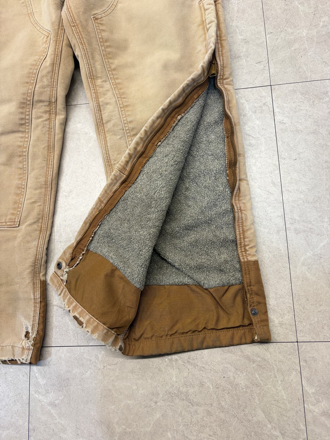 칼하트 더블니 팬츠, 방한바지 상품이미지4