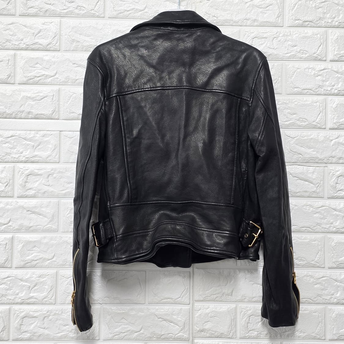 택포) 한섬 버드 양가죽자켓 XS 상품이미지4