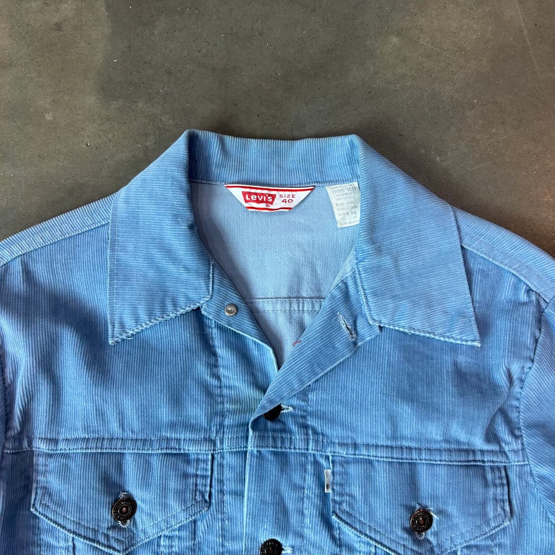 70s 리바이스 빈티지 코듀로이 자켓 상품이미지2