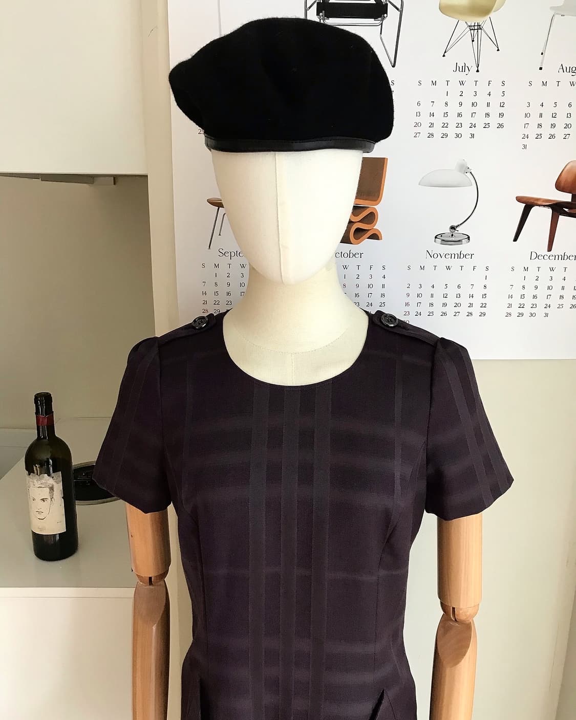 버버리 미니멀 체크 원피스 상품이미지9