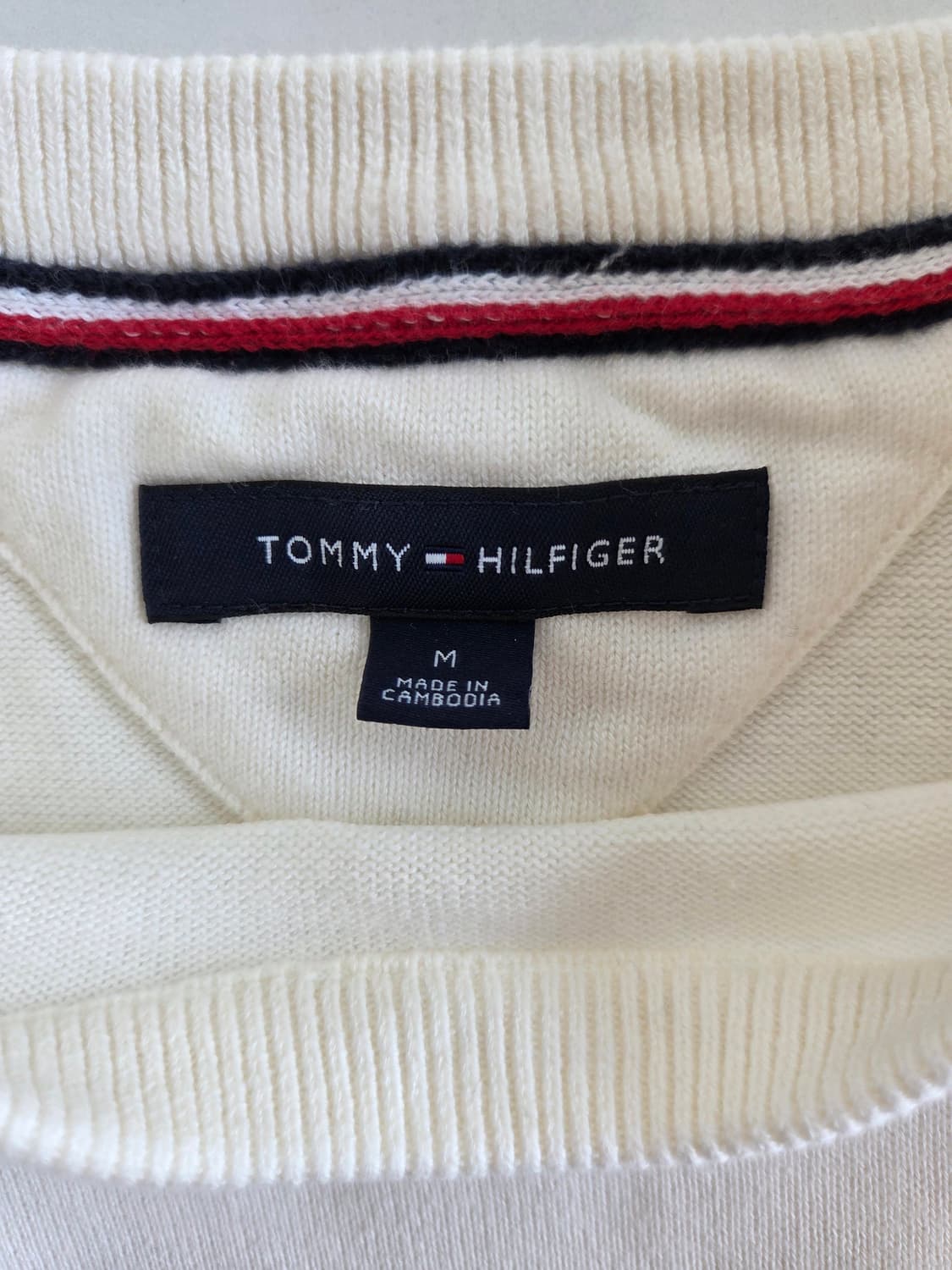 타미힐피거 니트 아이보리 M 상품이미지3
