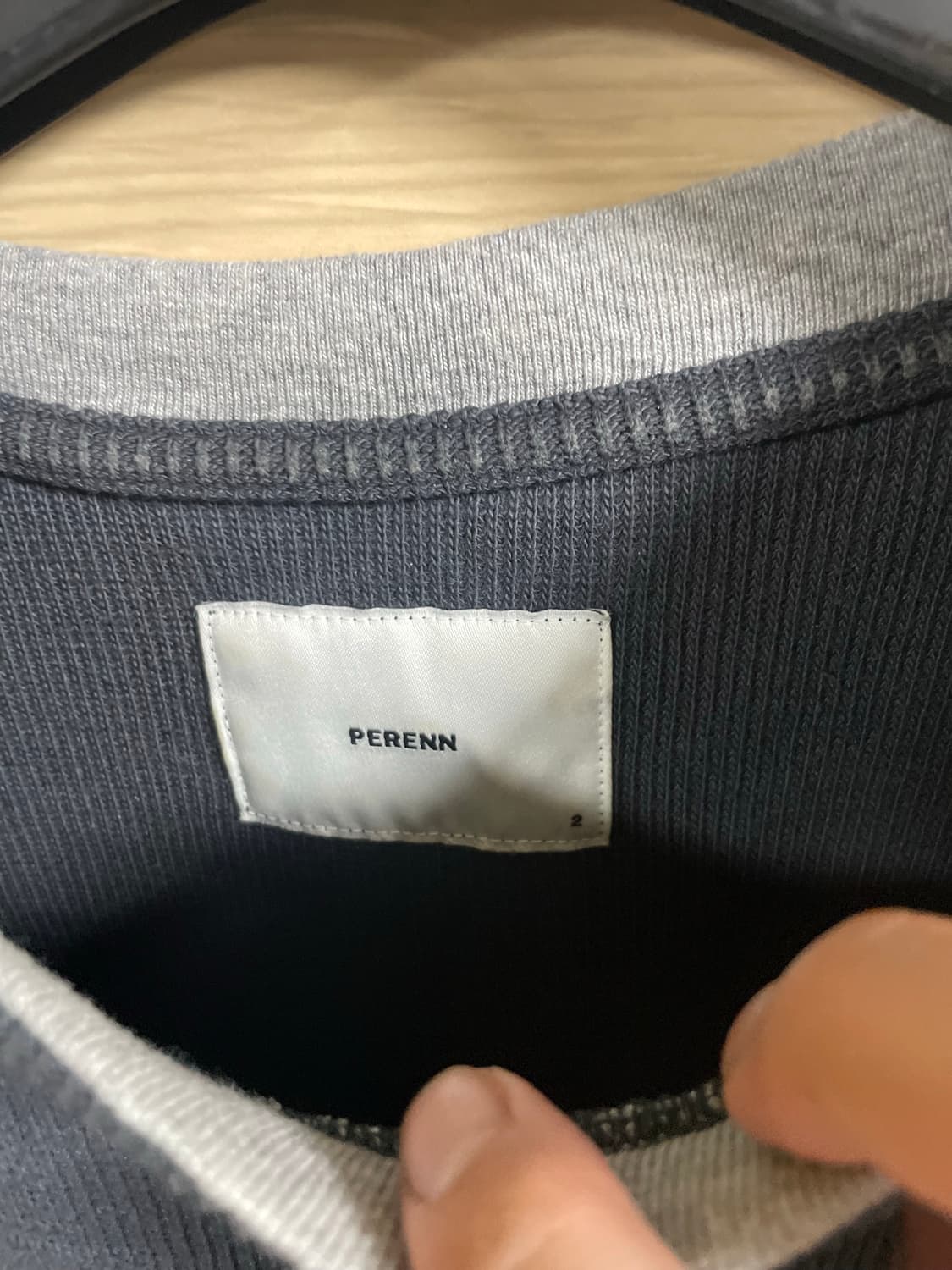 러드 익스클루시브 와플 롱슬리브 2사이즈 상품이미지4