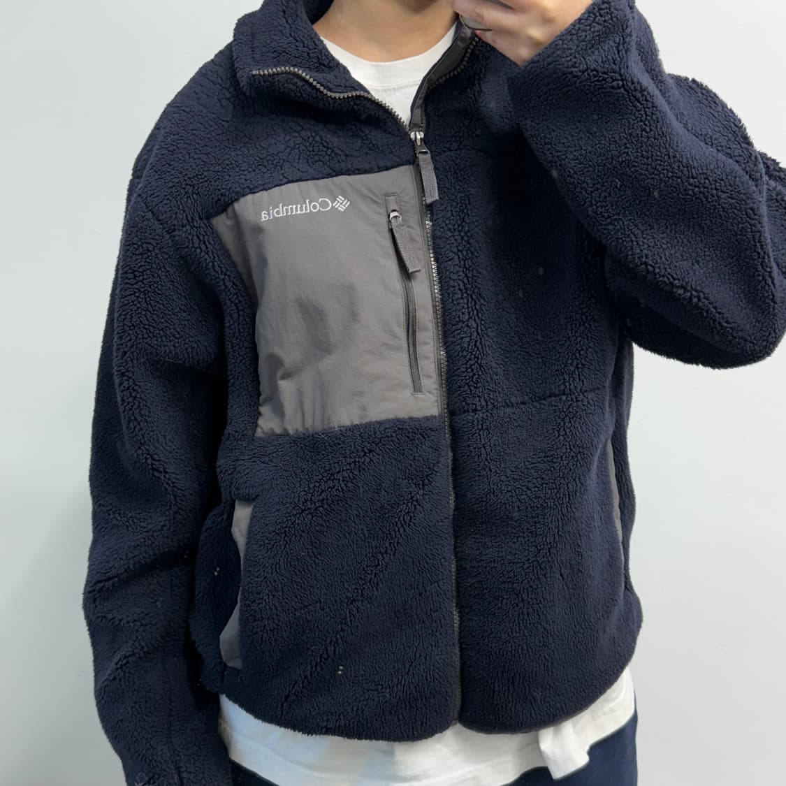 [XL] 컬럼비아 플리스 네이비 자켓 상품이미지1