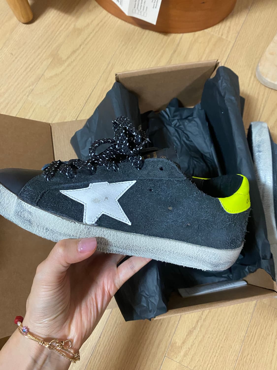 골든구스 스웨이드 로우탑 36사이즈 정품 새상품 상품이미지2