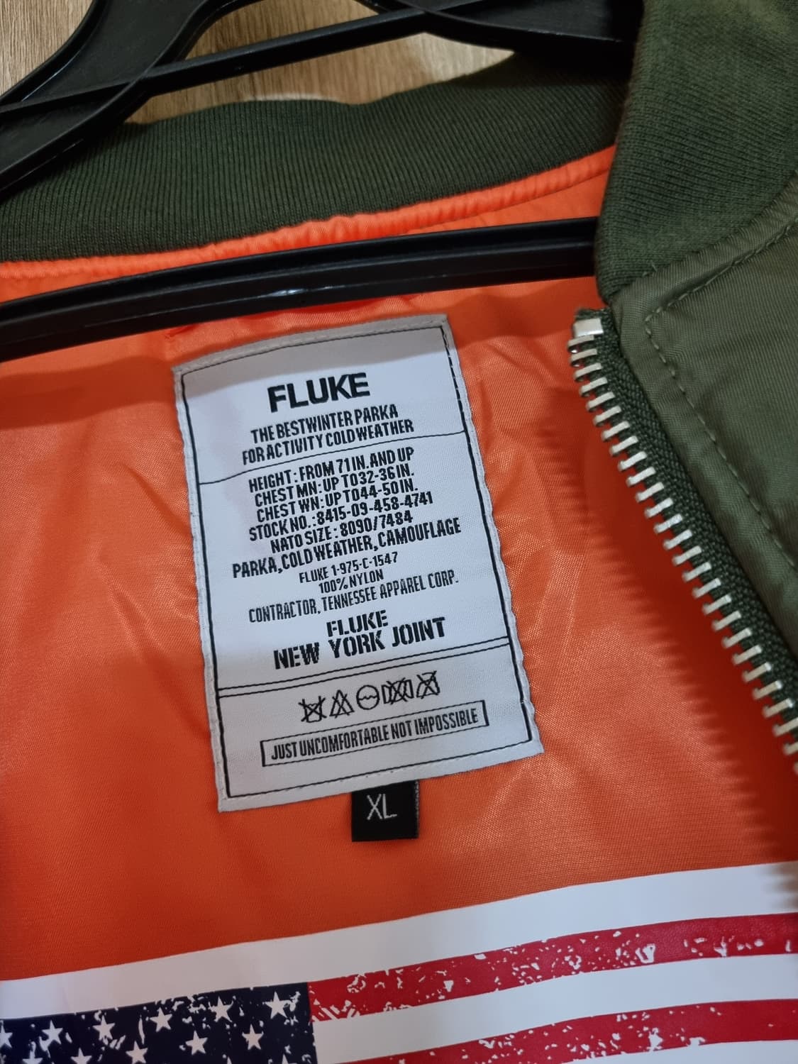 플루크 항공점퍼 패딩점퍼 상품이미지8