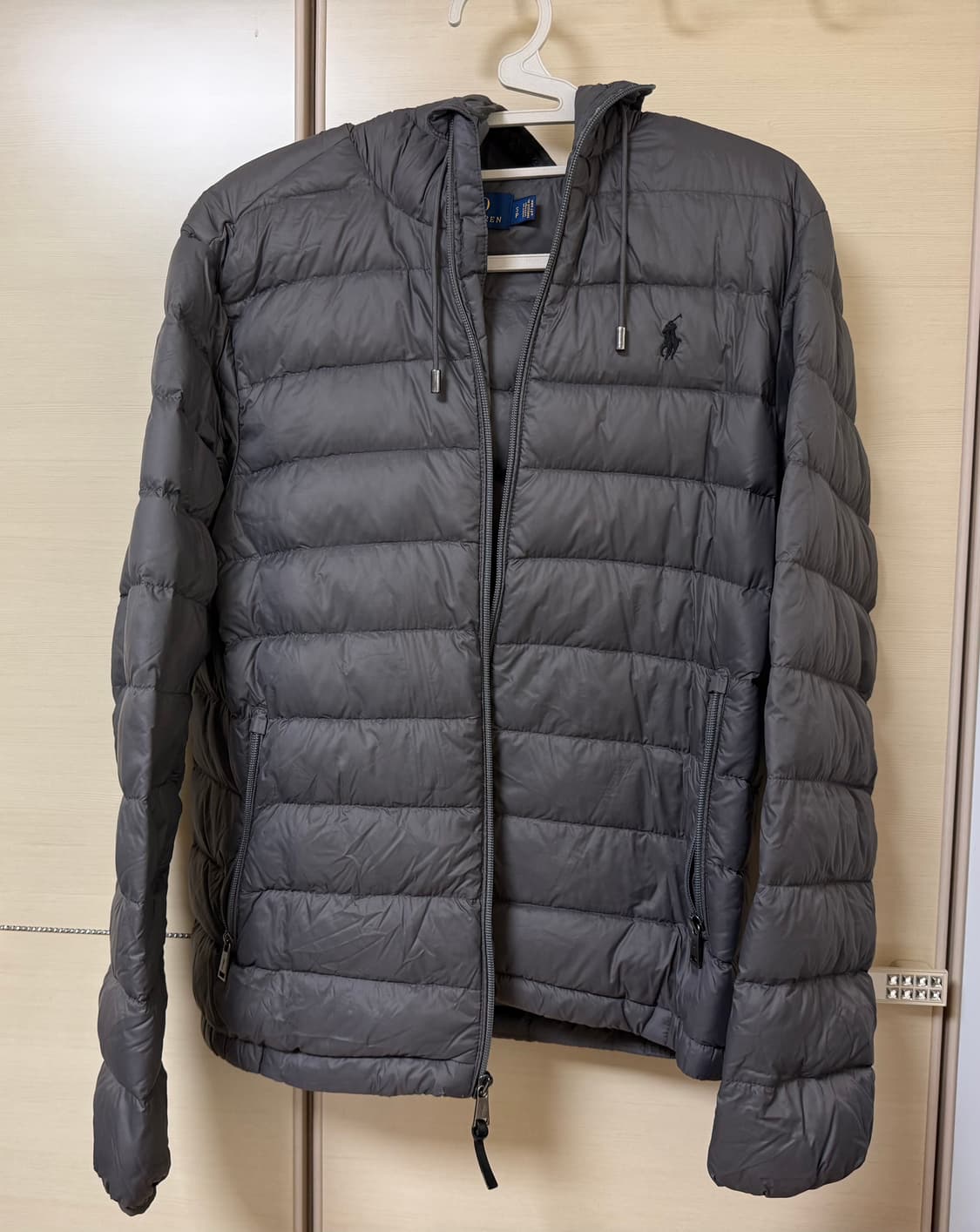 폴로 경량패딩 그레이 상품이미지1