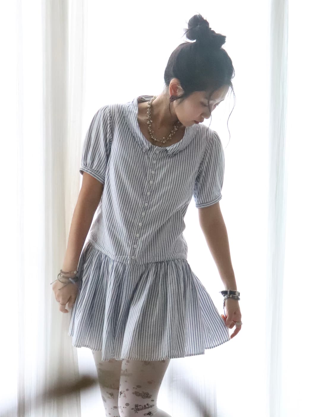 [Kapital] Blue Stripe Tunic Blouse 상품이미지8