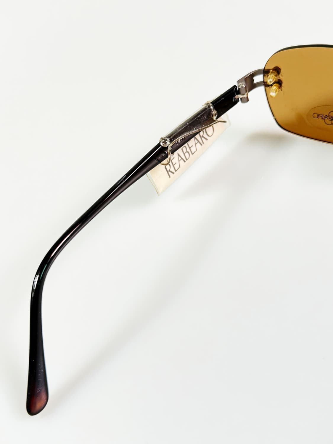 REABEARO 무테 스퀘어 메탈 프레임 빈티지 틴트 선글라스 상품이미지8
