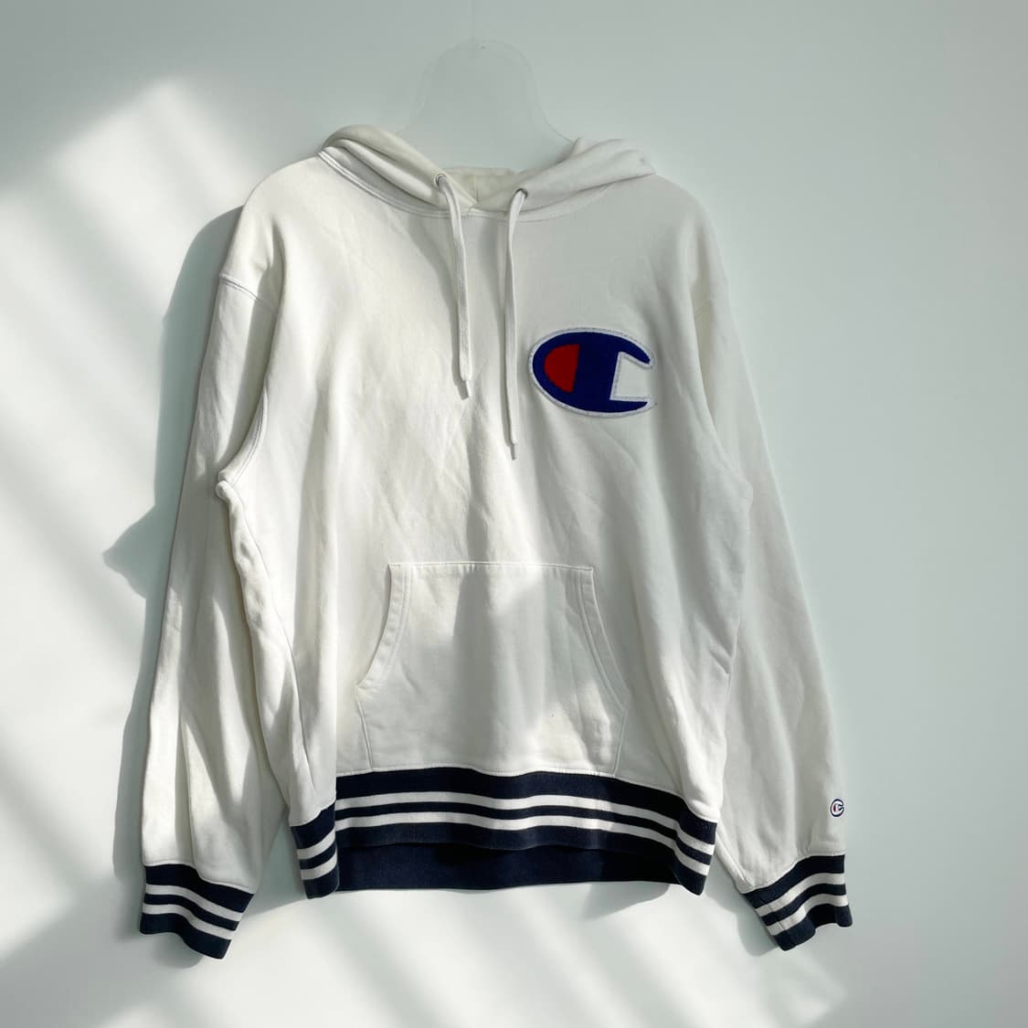 B1 챔피온 빅로고 부클패치 후드 105사이즈 상품이미지1