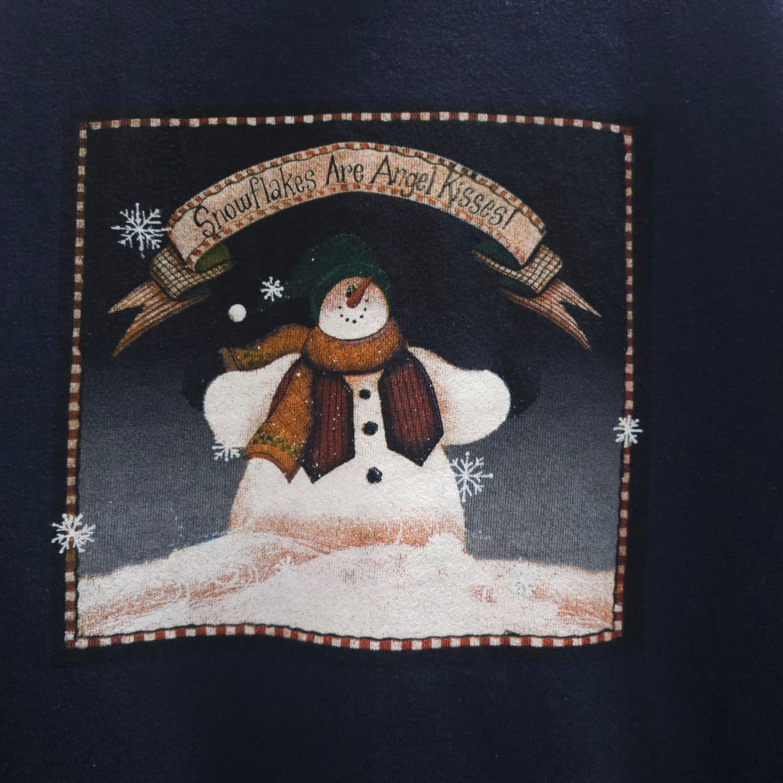 00's Lee 헤비웨이트 스노우맨 맨투맨 기모 상품이미지3