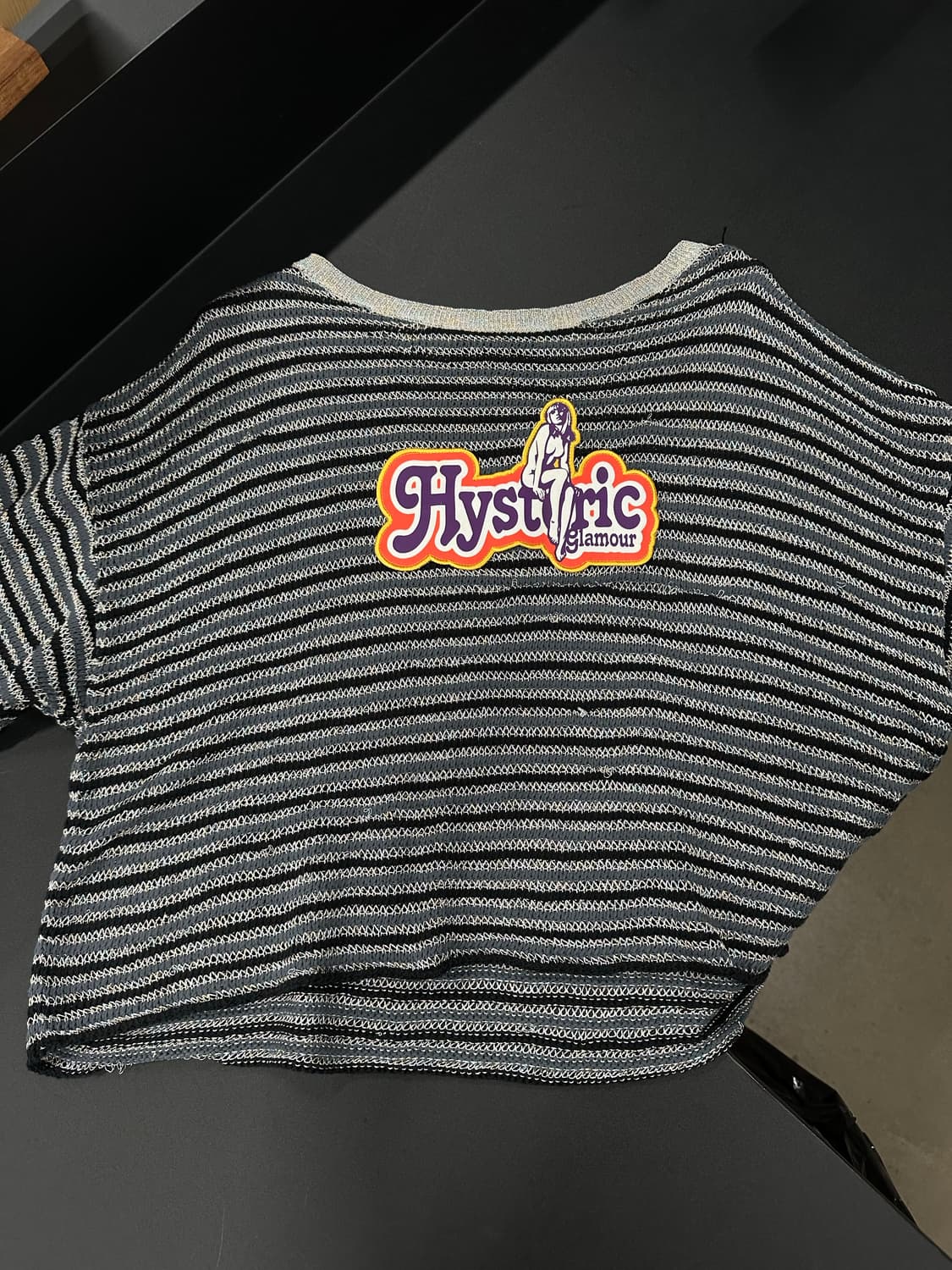 히스테릭 글래머 히스걸 트윙클 씨스루 크롭 슬리브 상품이미지4