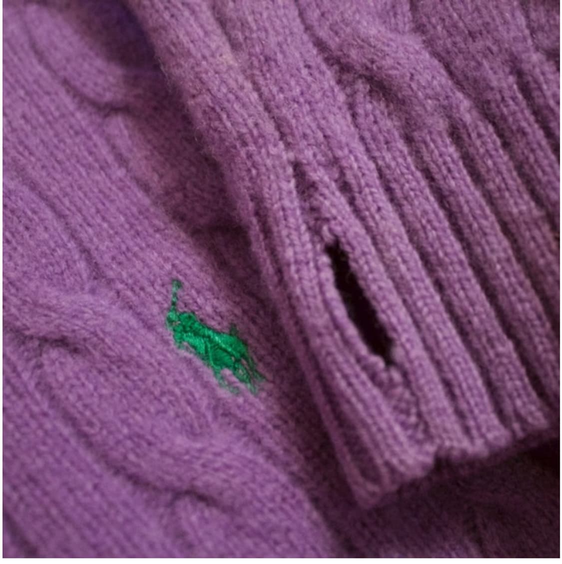 랄프로렌 울 100%케이블 니트 스웨터 ralph lauren sport 상품이미지5