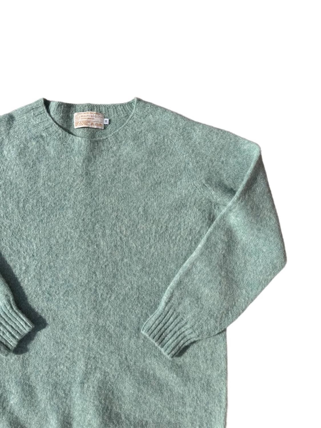 United Arrows shaggy dog wool sweater 상품이미지3