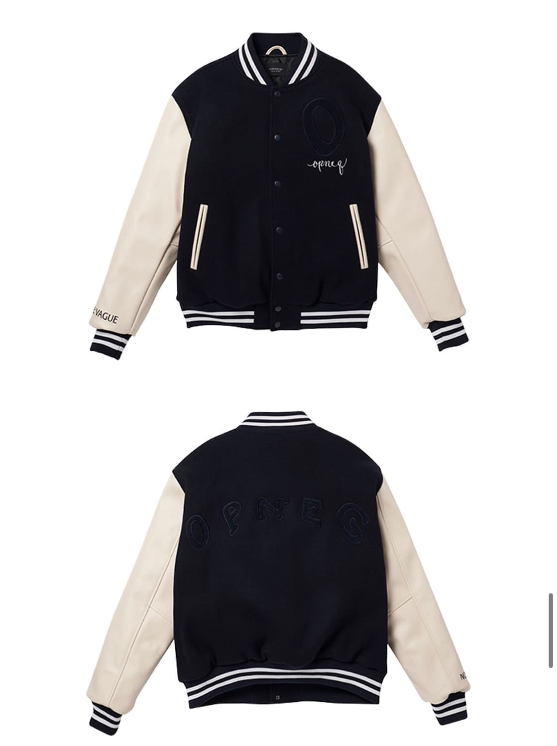 [급처] 오프넥 바시티 자켓 navy / s사이즈 상품이미지7