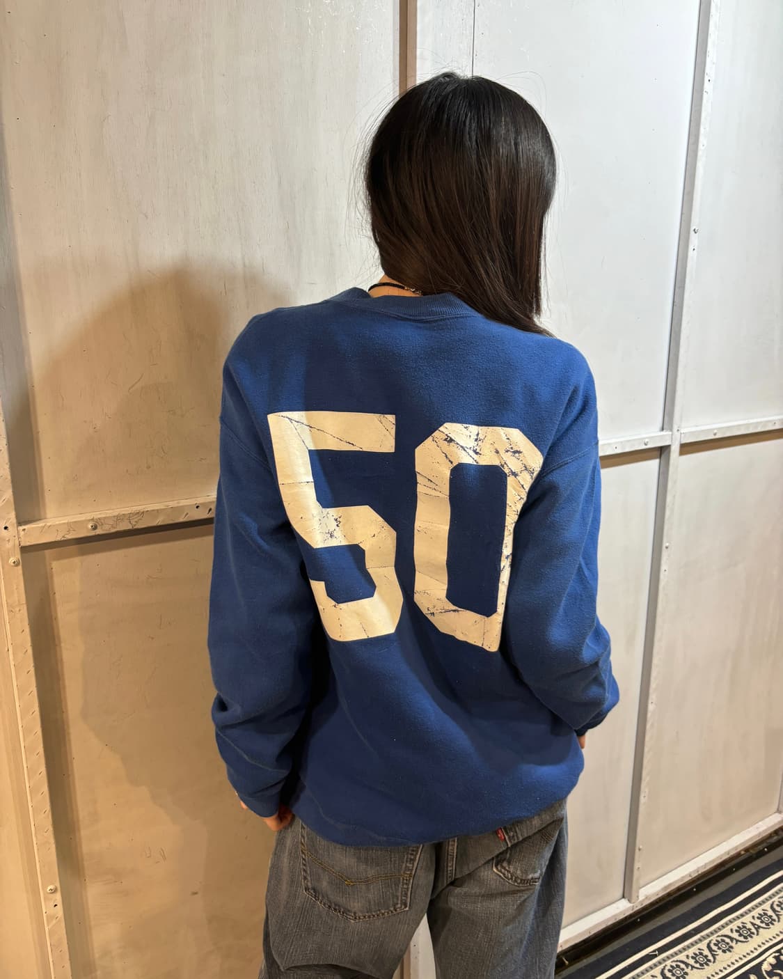 90s RUSSELL y2k grunge purple sweats 상품이미지4