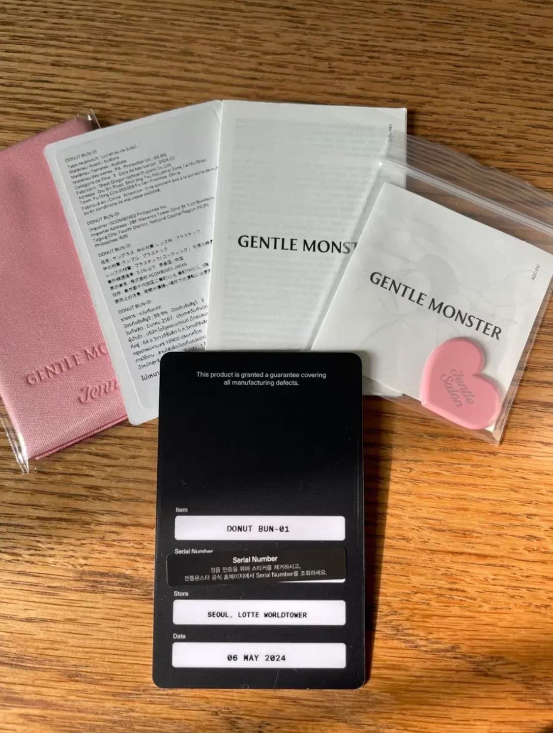 [F] 젠틀몬스터 제니 도넛 번 01 블랙 상품이미지7