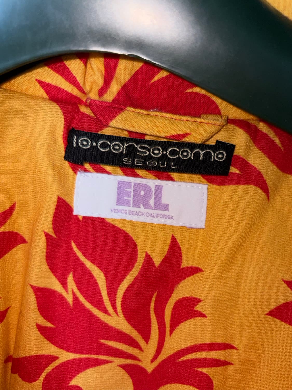 ERL 하와이안 패턴 패딩 상품이미지2