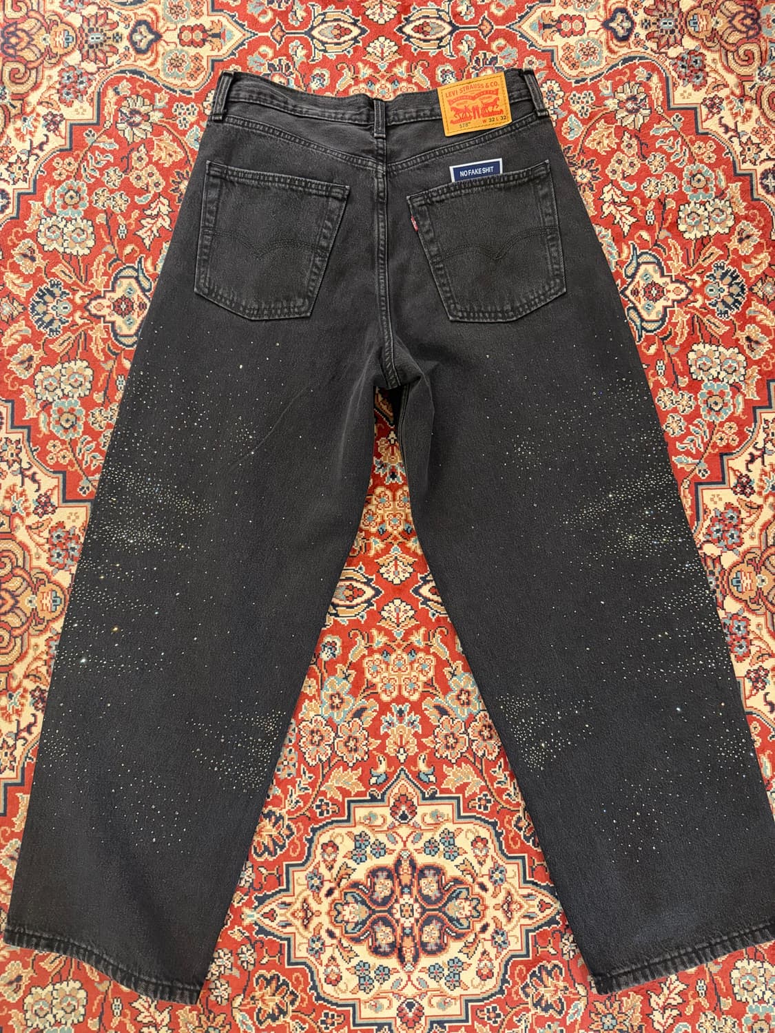 리바이스578 라인스톤 리워크 데님 상품이미지3