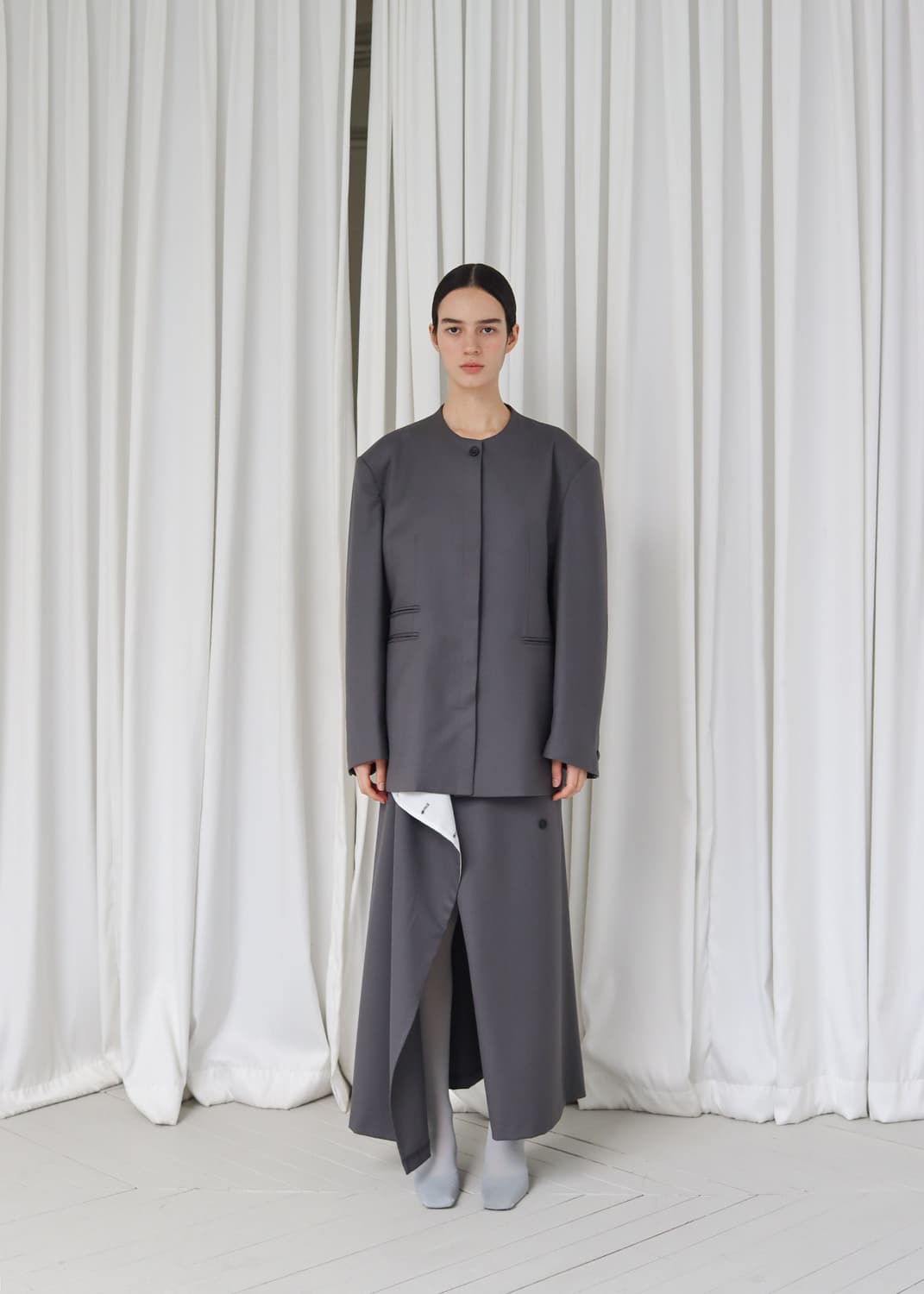 Opheden Round wool jackets 상품이미지4