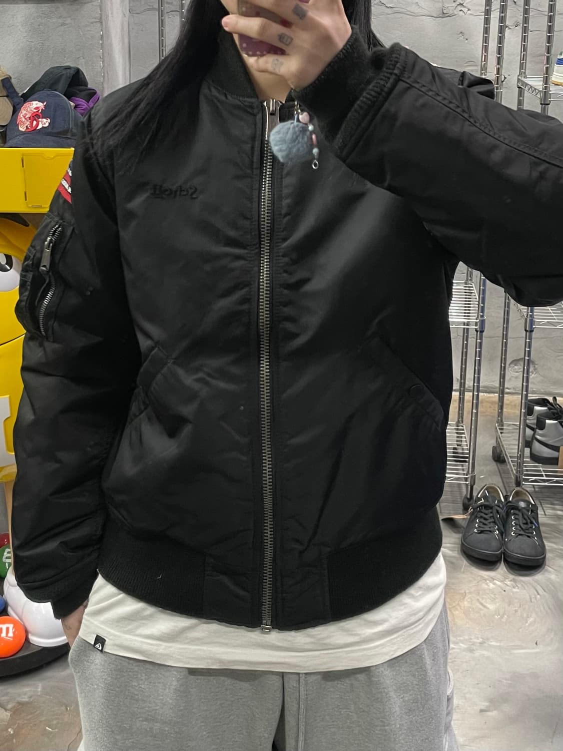 쇼트 MA1 항공 점퍼 상품이미지8