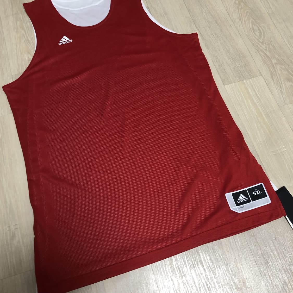 (XL) 새상품 아디다스 리버시블 퍼포먼스 트레이닝 메쉬 슬리브리스 나시 상품이미지3