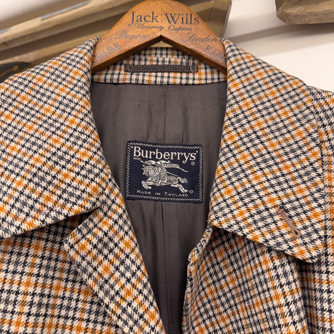 버버리 80s 오리지널 영국제 발마칸 코트 상품이미지5