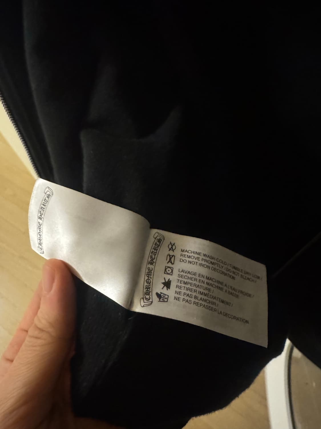 크롬하츠 헤비웨이트 카모 후드집업 블랙 라지L 상품이미지9