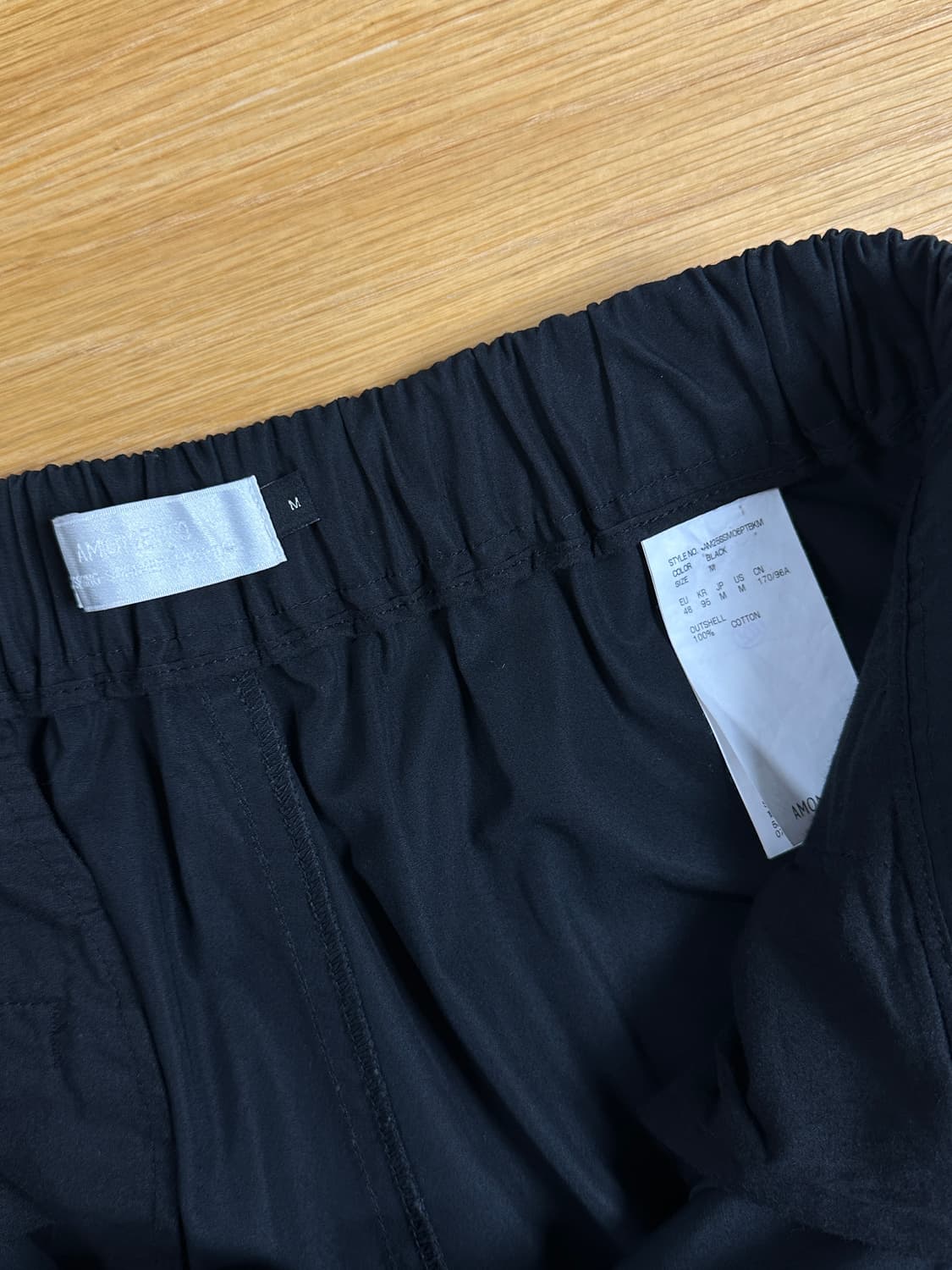 [M] 아모멘토 25SS 버뮤다 블랙 상품이미지3