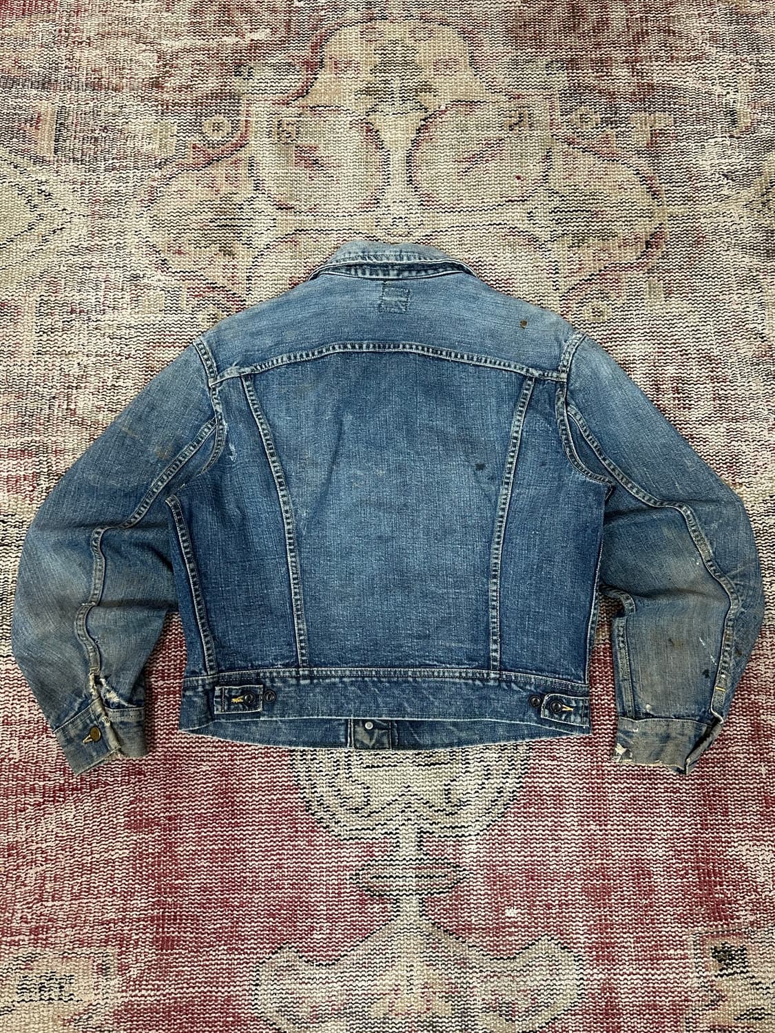 60's OG Lee 리 101J 데님 자켓 리 청자켓 상품이미지4