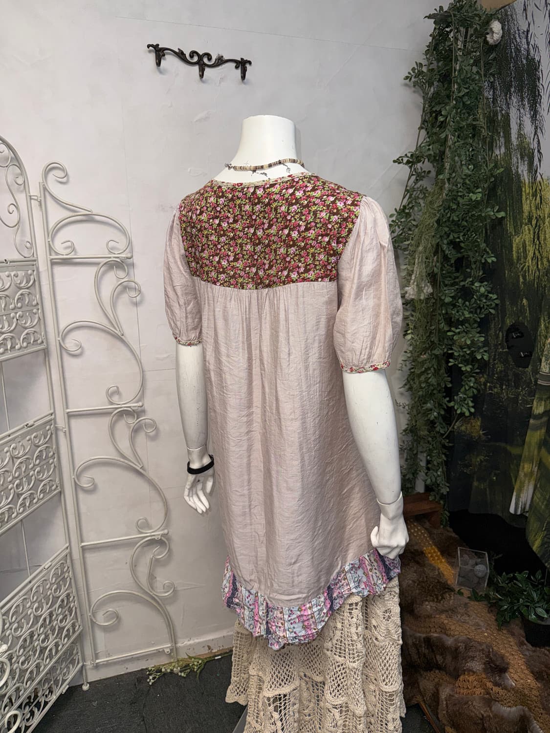 Indi pink bohemian floral half ops 상품이미지6