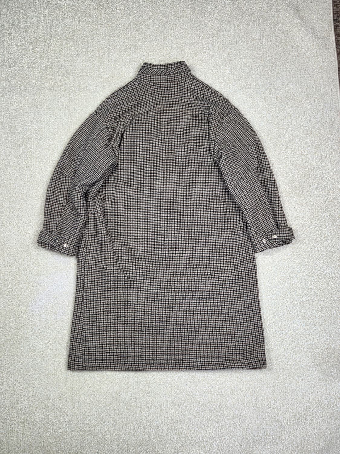 [스튜디오 톰보이] 하운드투스 체크 하이넥 점퍼 코트 | 00232 상품이미지8
