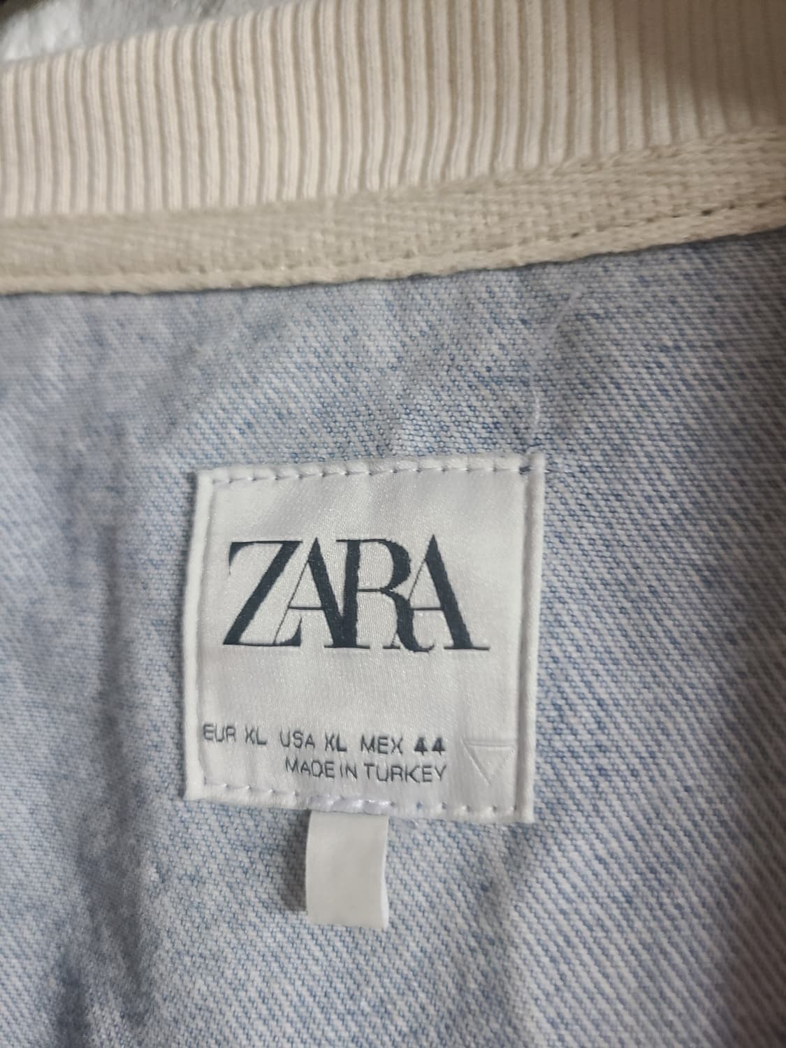 자라 데님 맨투맨 티셔츠(빅사이즈110이상) 상품이미지6