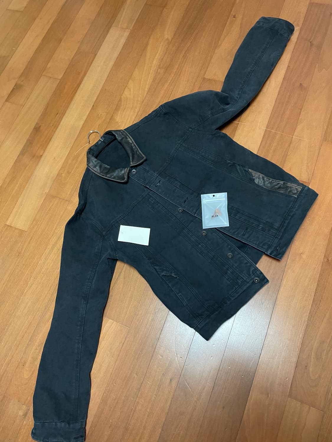 엑슬림 ep8 05 jacket 블랙 데님자켓 xlim L사이즈 상품이미지1