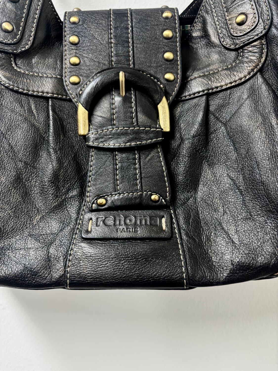 “Renoma” 00’s Pinterest Buckle&Stud Deta 상품이미지3