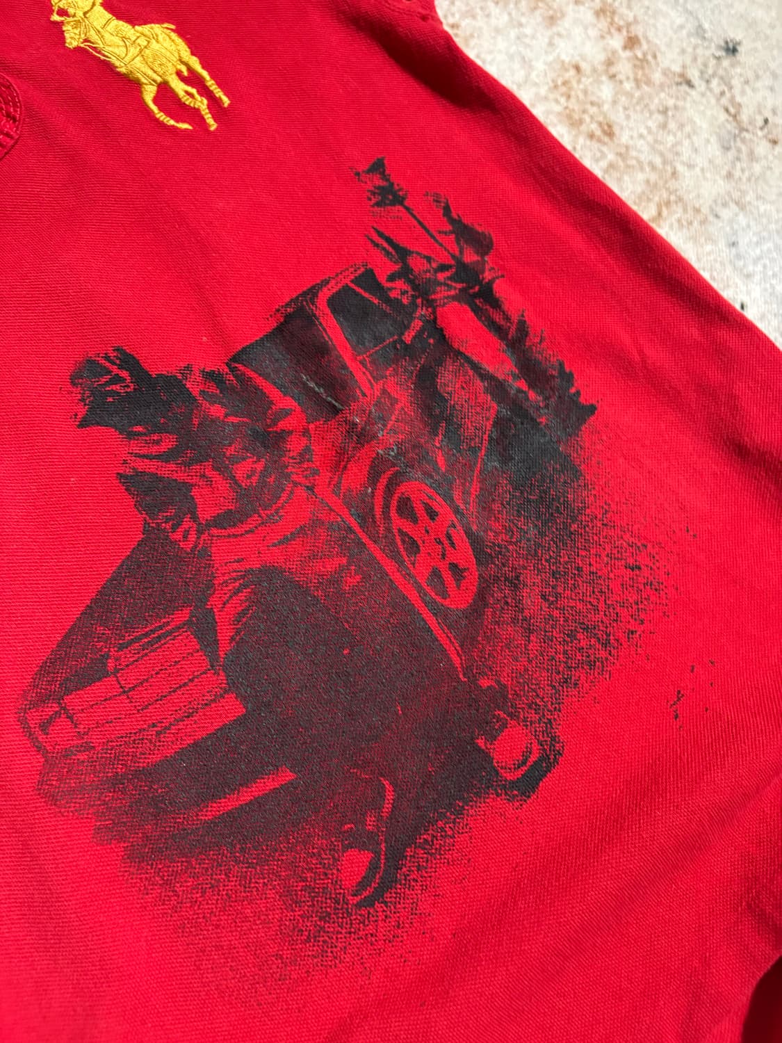 폴로 금장 빅포니 치프키프 커스텀 반팔 티셔츠 상품이미지2