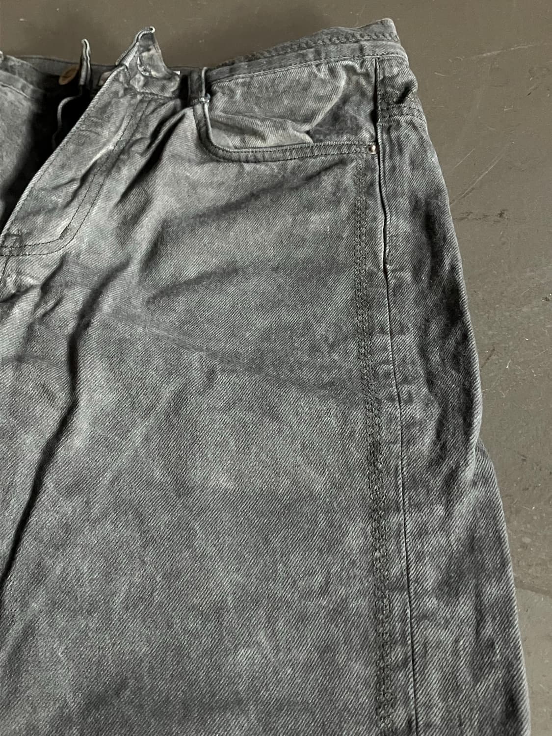 17end 워시드 블랙 데님 팬츠 30-31 상품이미지2