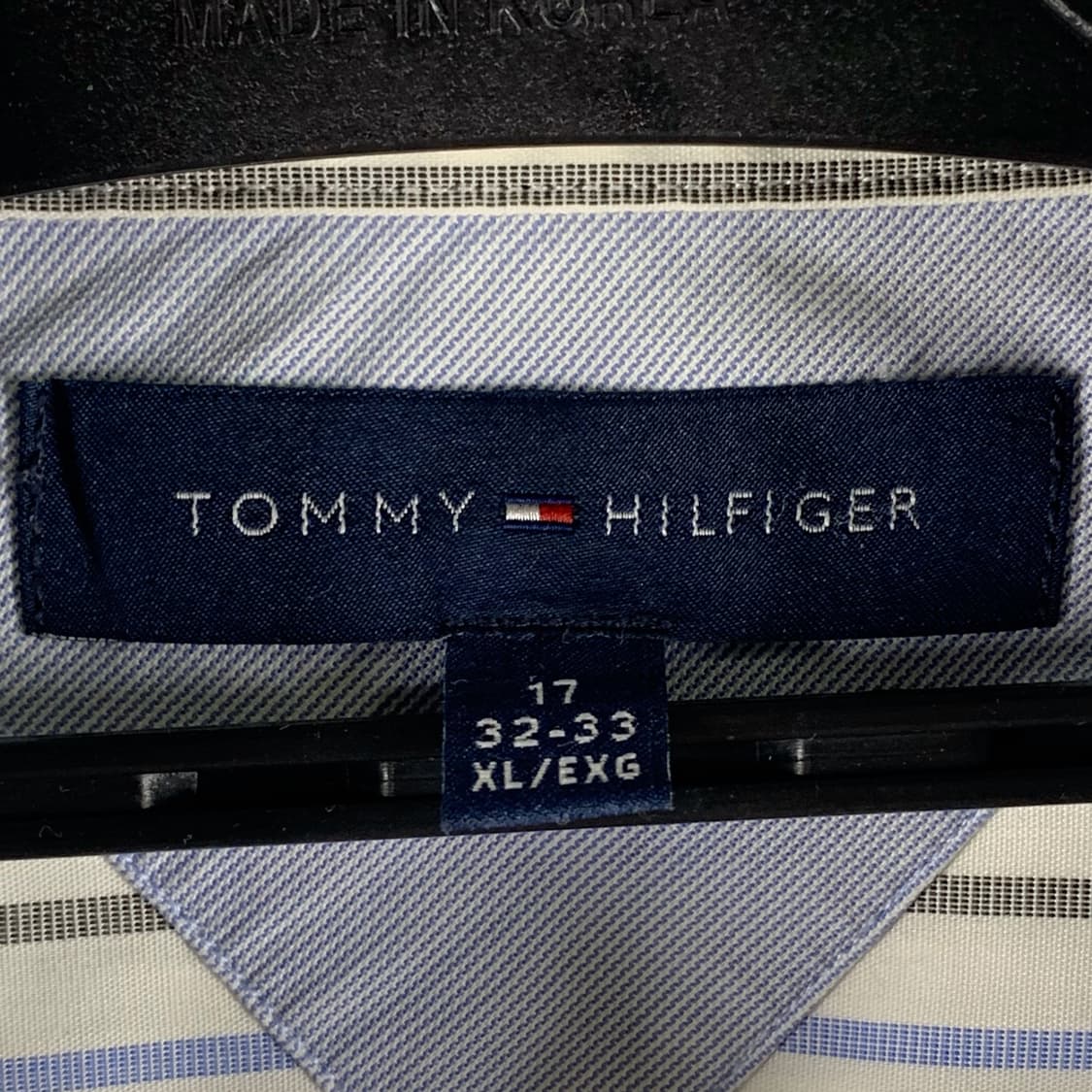 [XL] 타미힐피거 투컬러 스트라이프 셔츠 상품이미지4