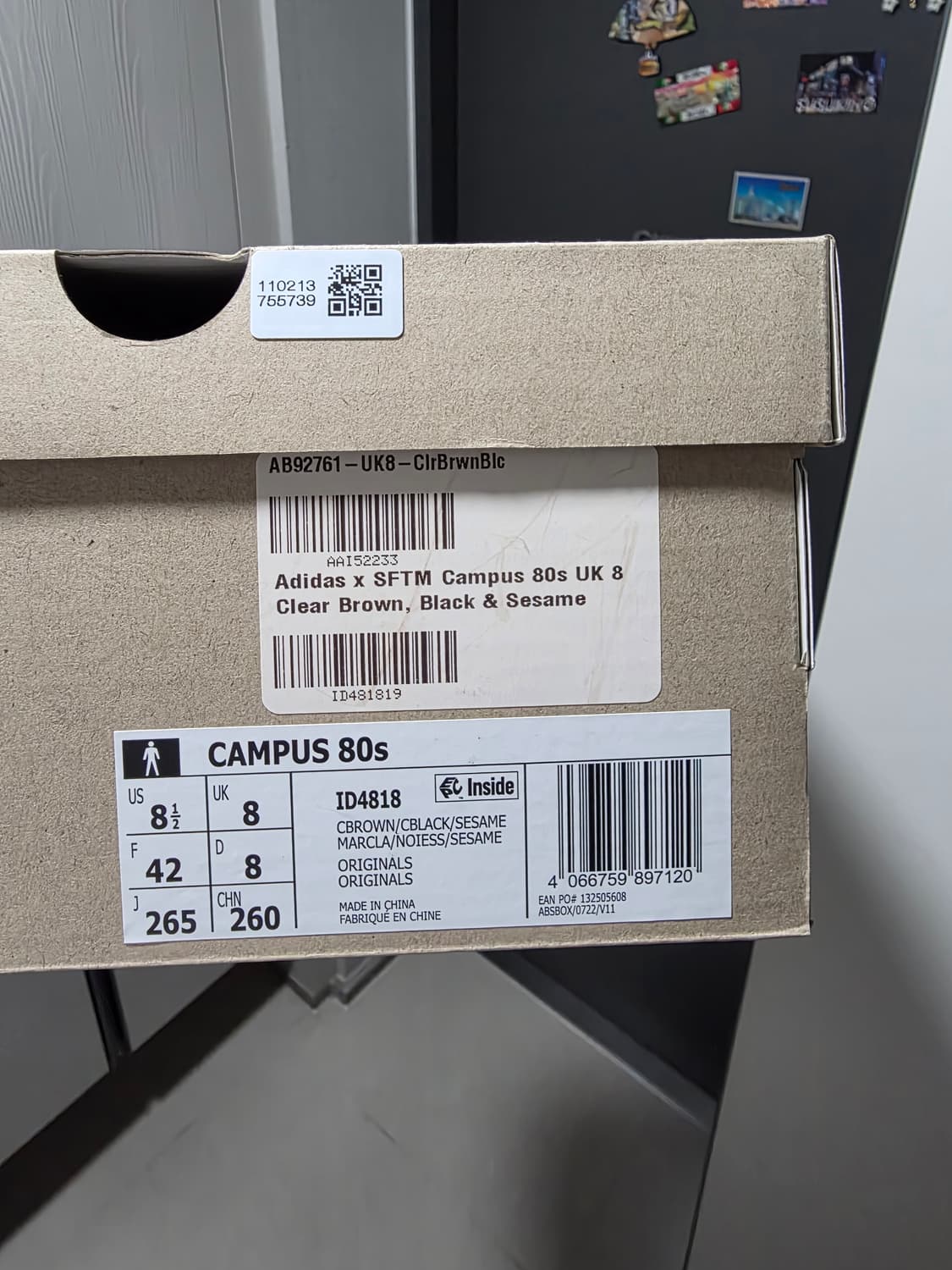 아디다스 x 송 포 더 뮤트 캠퍼스 80s 블리스 코어 블랙 265 상품이미지4