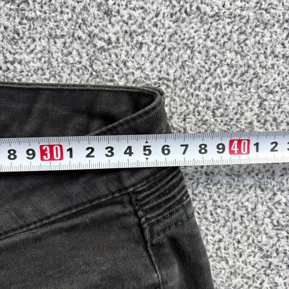64 버커루 바이커 흑청 데님팬츠 0528J 상품이미지7