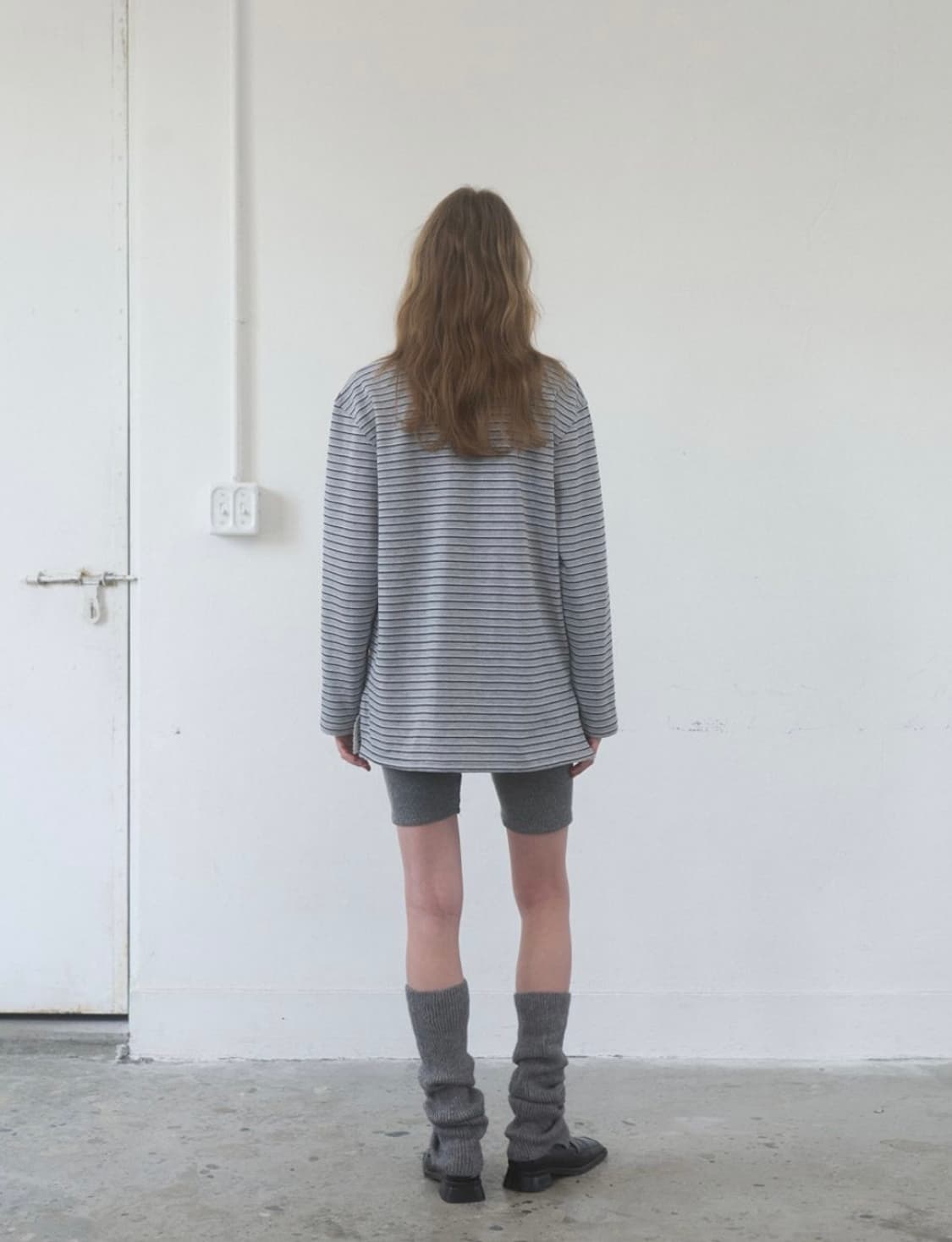 foeto 포에토 니어 럭비 셔츠 그레이 상품이미지2