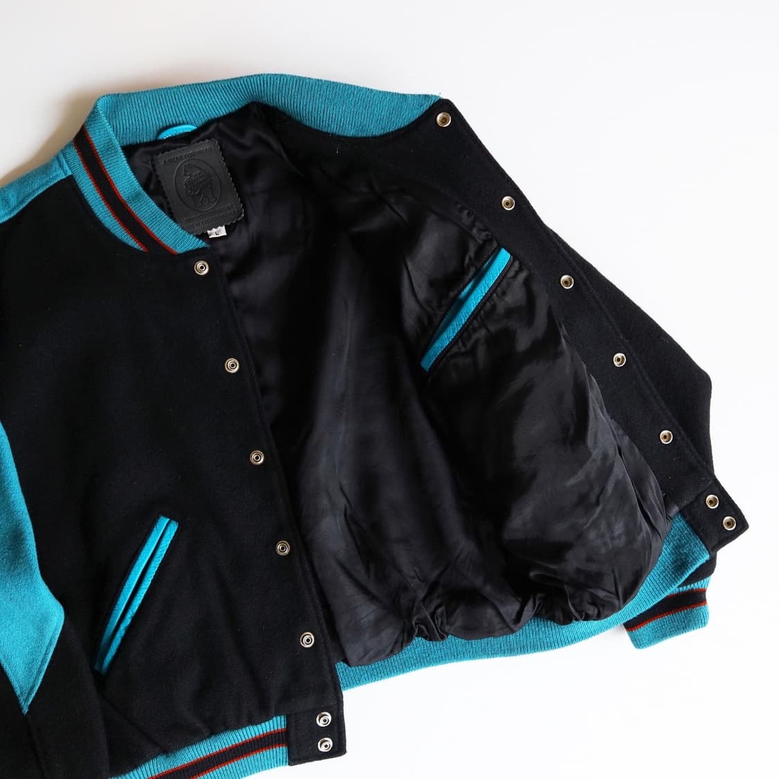 골든베어 별주 빈티지 바시티 자켓 L사이즈 상품이미지6