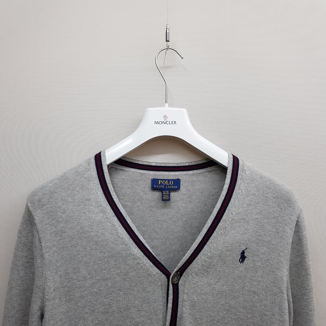 폴로 랄프로렌  코튼 브이넥 버튼 가디건 보이즈 XL사이즈 상품이미지2