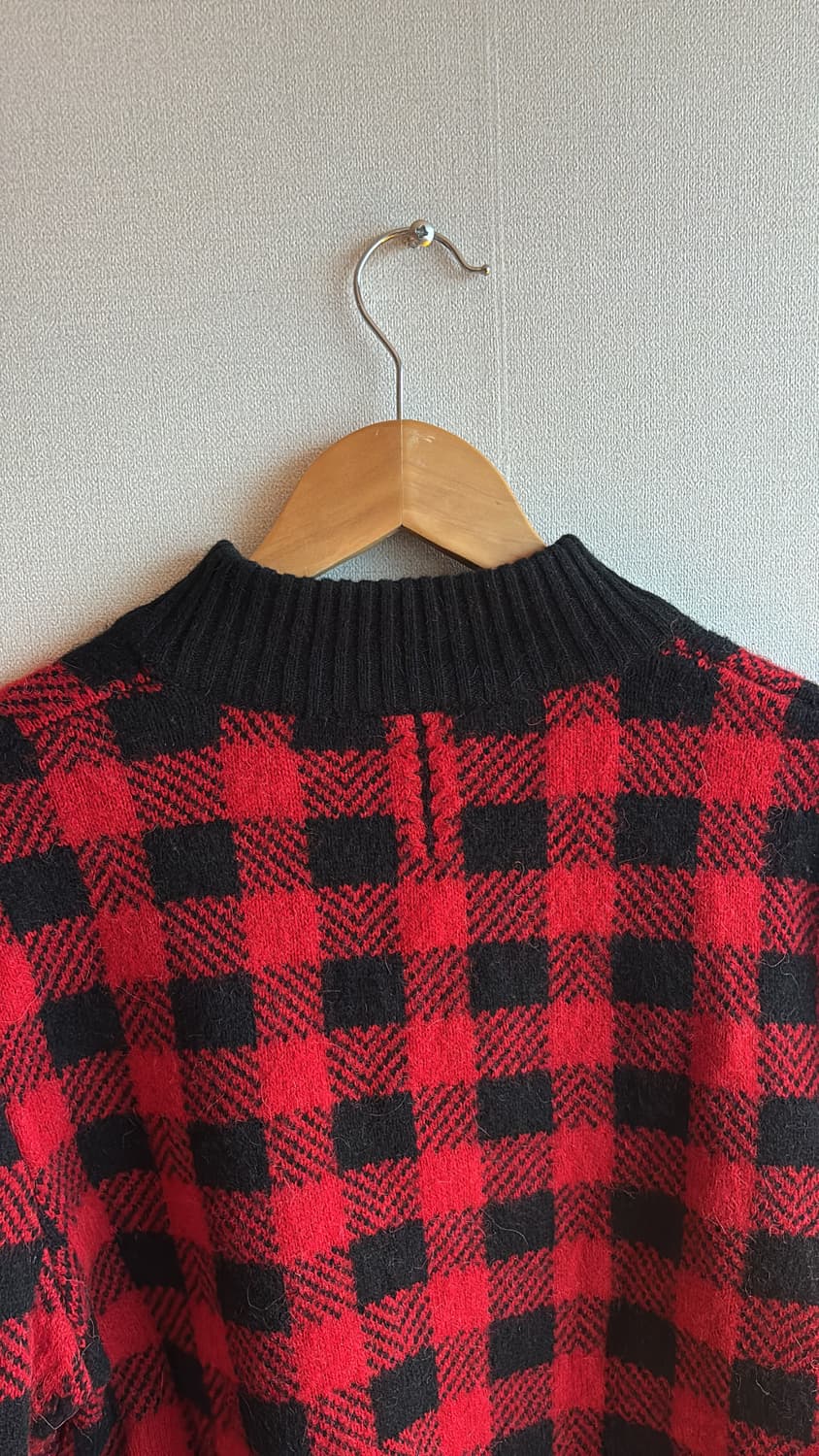 14FW Hedi Slimane Buffalo Check Sweater 상품이미지4
