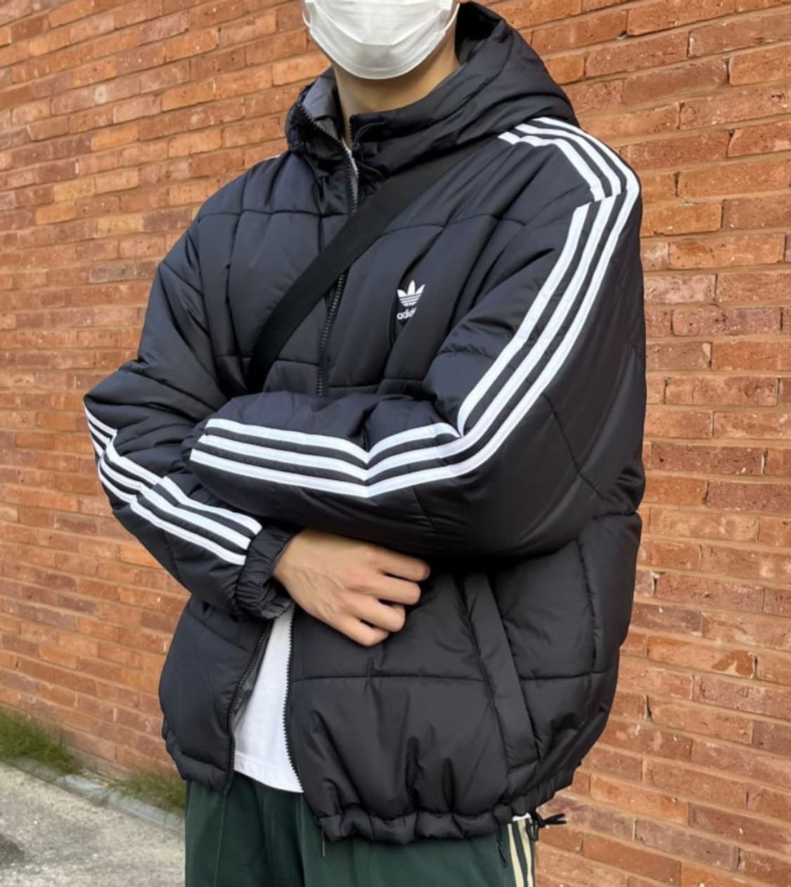 아디다스 오리지널 아디컬러  양면 패딩 자켓 M  상품이미지8