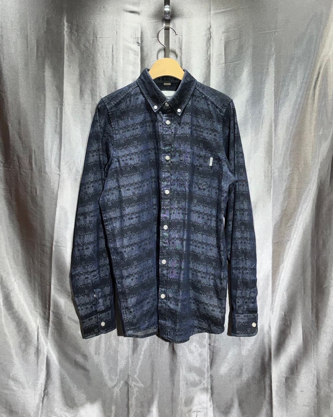 Xs 칼하트 웨스턴 나바호 패턴 데님셔츠 상품이미지2