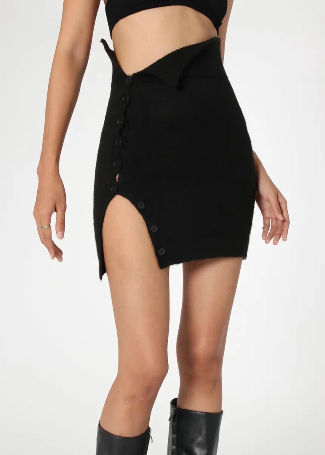 ruve 버튼 치마 상품이미지3