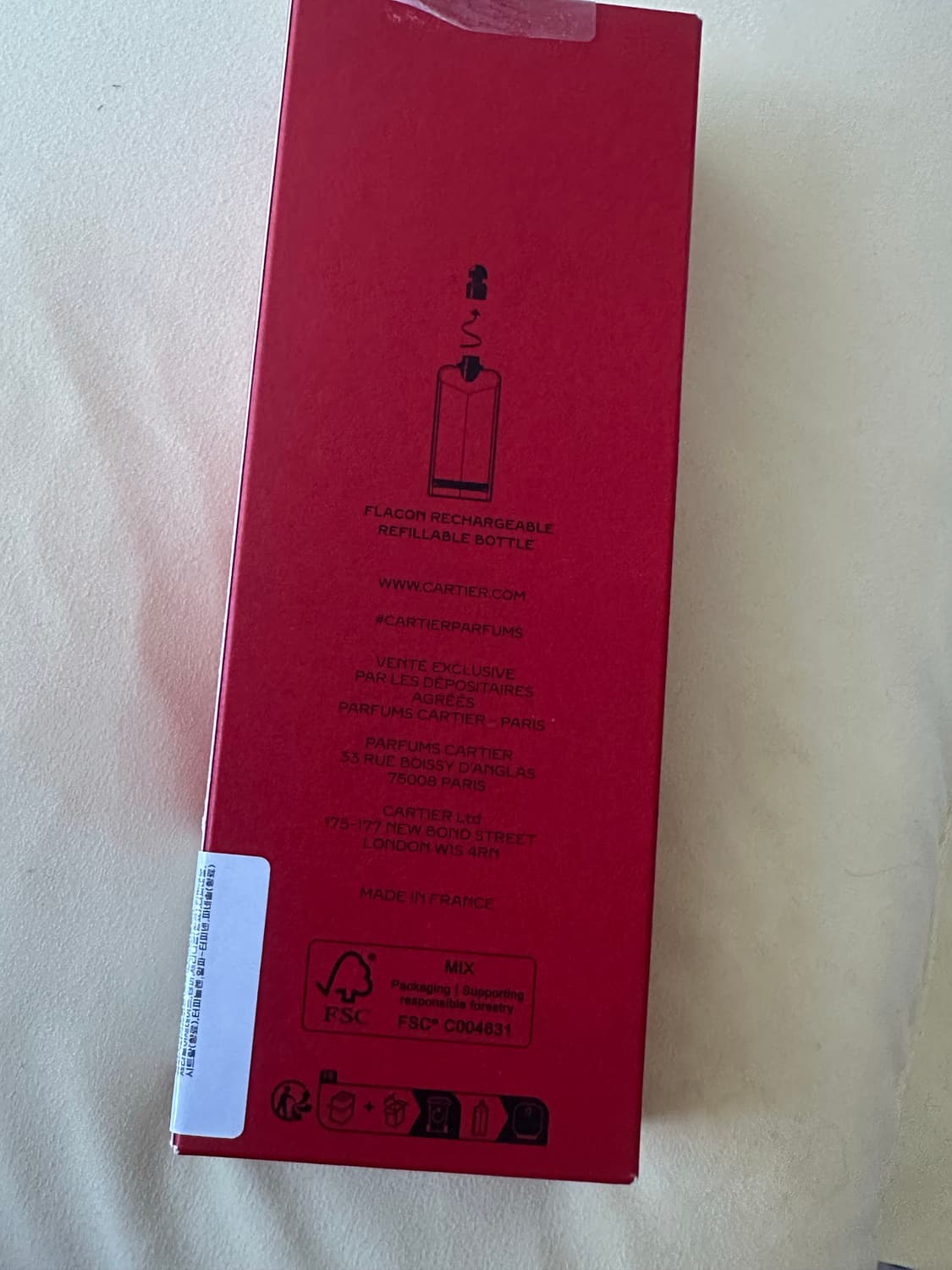 까르띠에 데클라라시옹 오 드 뜨왈렛 100ml 상품이미지3